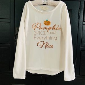 Btween Long Sleeve Shirt, Fall Theme. Size 10